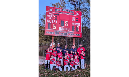 WVRAA 8-U Tournament Champs! 